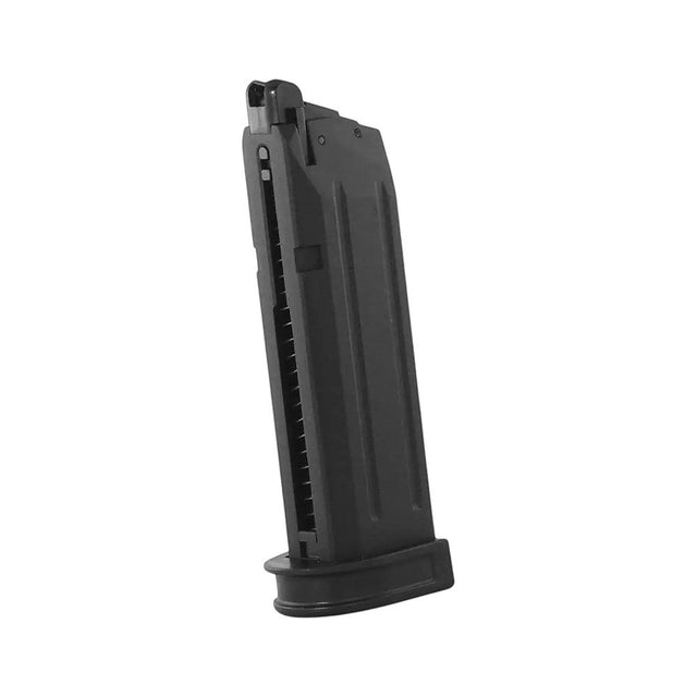 id-paintball ASG Steyr L9-A2 GBB Magazin in Schwarz mit 22 Schuss Kapazität für Airsoftpistolen