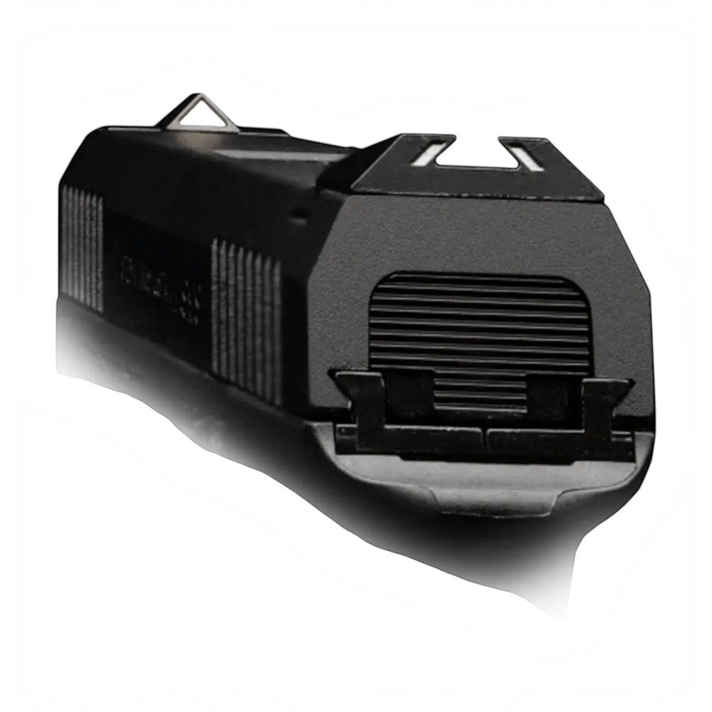 id-paintball ASG Steyr L9-A2 Airsoftpistole Metallschlitten in Schwarz mit 3-Punkt-Visierung und Blow-Back-System
