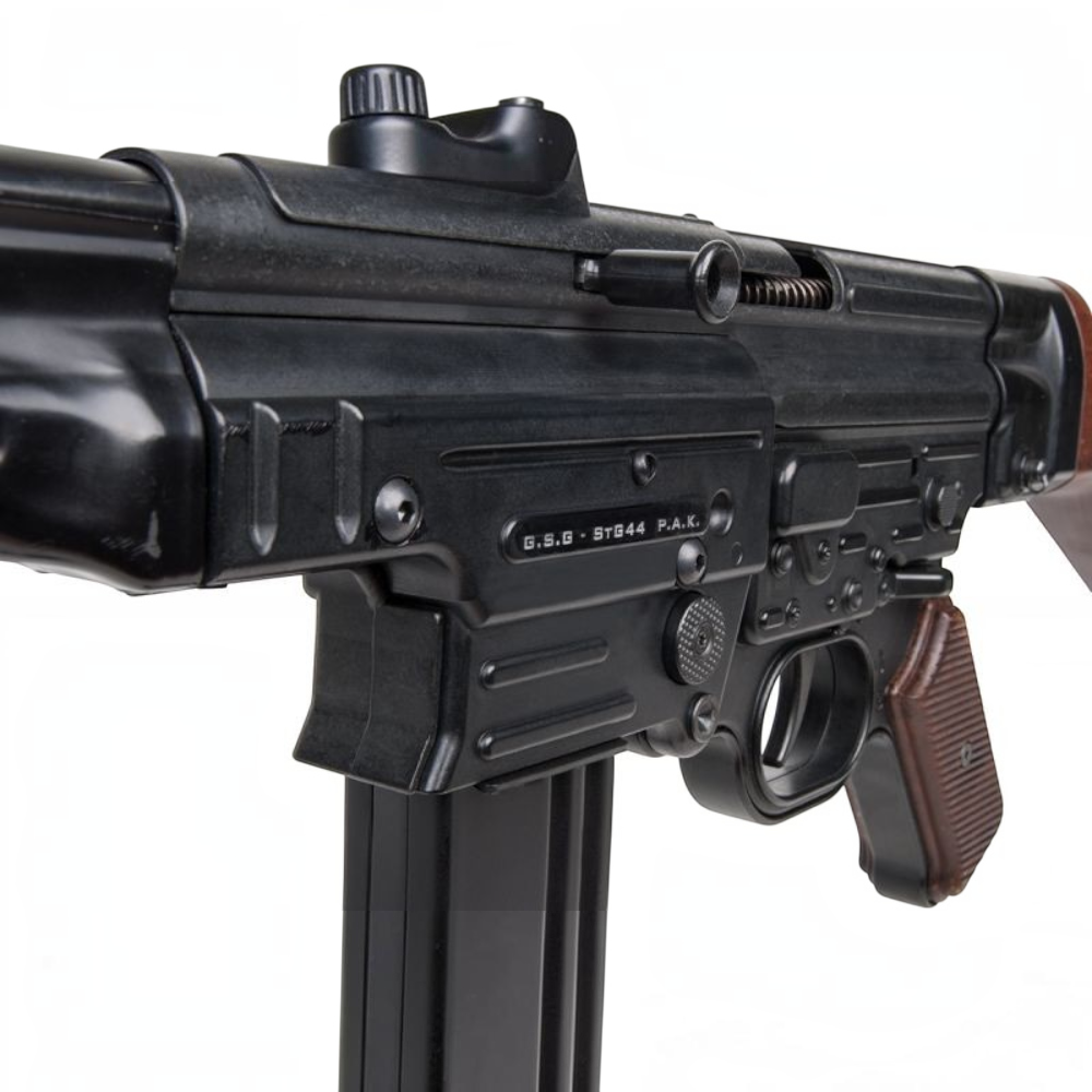 id-paintball GSG StG44 Gas Signalwaffe aus Vollmetall mit Echtholz-Griffschalen und 9mm P.A.K. Kaliber