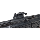 id-paintball GSG StG44 Gas Signalwaffe Detailansicht der Visierung und des Metallgehäuses