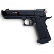 id-paintball ASG STI Pit Viper CO2 Airsoft Pistole in Schwarz mit Vollmetall-Schlitten, Kompensator und Cutout