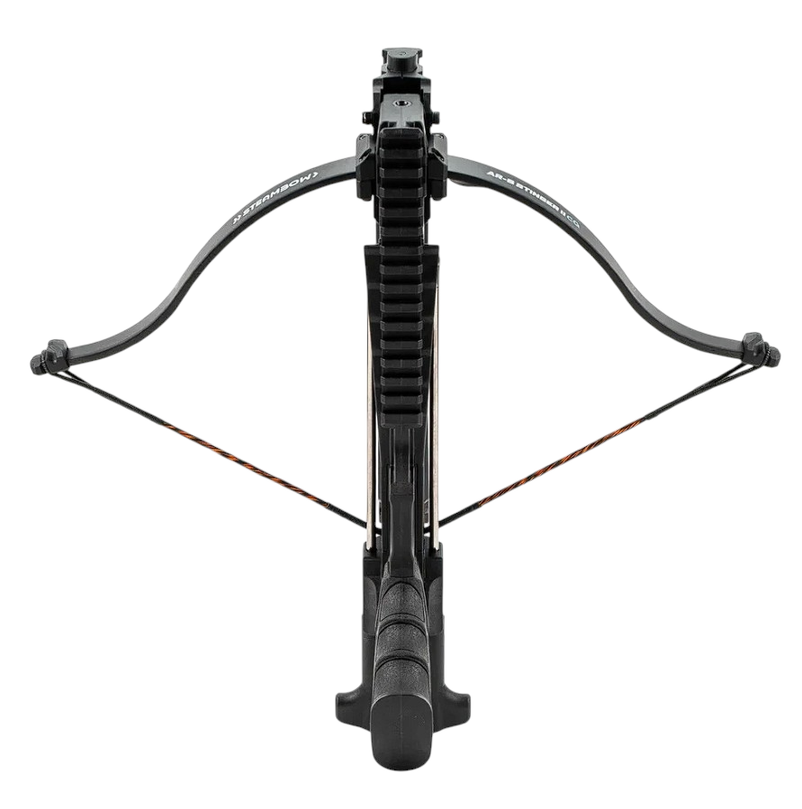 id-paintball Steambow AR 6 Stinger 2 Compact Pistolenarmbrust aus schwarzem Polymer mit 6-Schuss-Magazin