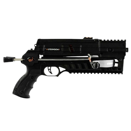 id-paintball Steambow AR 6 Stinger 2 Compact Pistolenarmbrust aus schwarzem Polymer mit 6-Schuss-Magazin