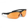 id-paintball Swiss Eye Lancer Schutzbrille mit schwarzem Rahmen und kontrastverstärkenden orangen Polycarbonatgläsern
