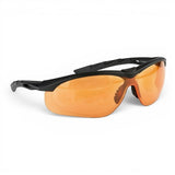 id-paintball Swiss Eye Lancer Schutzbrille mit schwarzem Rahmen und kontrastverstärkenden orangen Polycarbonatgläsern