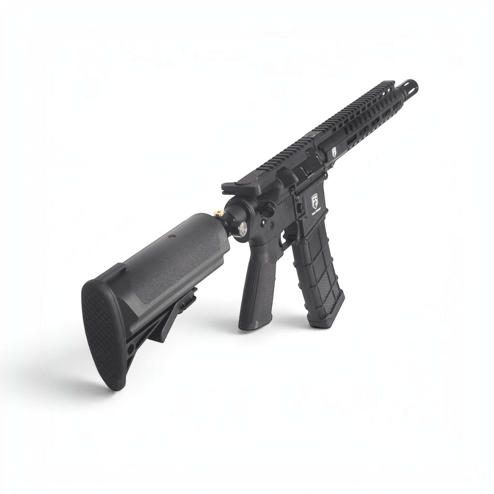 id-paintball First Strike T15 Gen 5 Paintball Markierer in Schwarz mit Magazin und Air-Stock-System