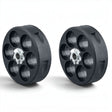 id-paintball T4E HDR 50 Ersatztrommel 2er Pack aus schwarzem Polymer für 6 Schuss Kaliber .50 Revolver