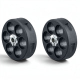 id-paintball T4E HDR 50 Ersatztrommel 2er Pack aus schwarzem Polymer für 6 Schuss Kaliber .50 Revolver