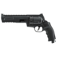 id-paintball T4E HDR 68 Gen2 Home Defense Revolver in Schwarz mit Picatinny-Schienen und strukturiertem Griff