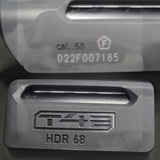 id-paintball T4E HDR 68 Gen2 Home Defense Revolver Detailansicht mit Kaliber .68 Markierung und Seriennummer