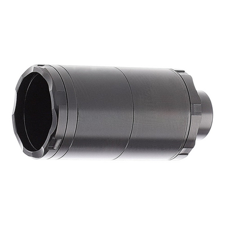 id-paintball T4E Modular Sound Device 68 aus schwarzem Aluminium für Paintball-Marker im Kaliber .68