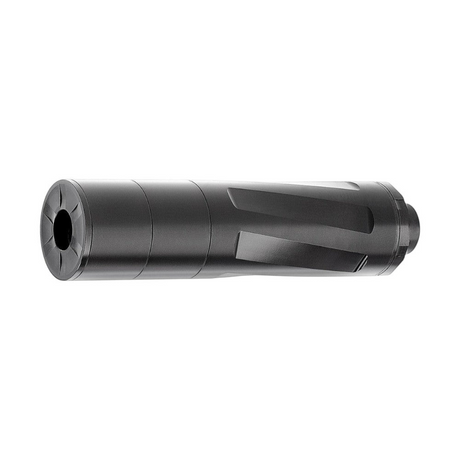 id-paintball T4E Modular Sound Device 68 aus schwarzem Aluminium für Paintball-Marker im Kaliber .68