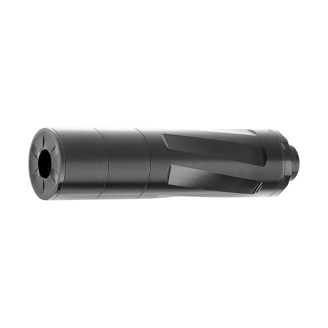 id-paintball T4E Modular Sound Device 68 aus schwarzem Aluminium für Paintball-Marker im Kaliber .68