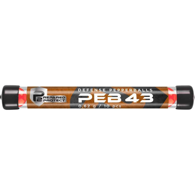id-paintball T4E PEB43 Pfefferkugeln im Kaliber .43 in einer praktischen Verpackung zur Tierabwehr