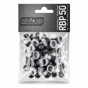 id-paintball T4E RBP 50 Präzisions-Gummigeschosse im Kaliber .50 mit Treibspiegel in der 50er Packung