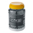 id-paintball T4E Rubberballs Cal.43 in einer Vorratsdose mit 500 schwarzen Gummikugeln für Markierer