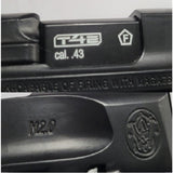 id-paintball T4E Smith & Wesson M&P9 2.0 Trainingspistole Kaliber .43 mit Blowback-Funktion und F-Zeichen