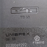 id-paintball T4E TB68 Gen2 Markierer Gehäuse mit eingraviertem Logo Kaliber .68 und Umarex Branding