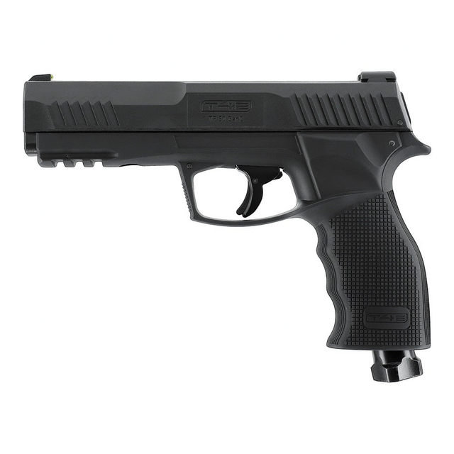 id-paintball T4E TP 50 Gen2 Paintball-Pistole in Schwarz mit Picatinny-Schiene und ergonomischem Griff