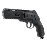 id-paintball T4E TR50 Gen2 CO2 Revolver in Schwarz mit Picatinny-Schienen und 6-Schuss-Trommelmagazin