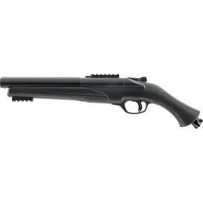 id-paintball T4E TS 68 Gen2 Tactical Shotgun mit Doppellauf, Picatinny-Schienen und ergonomischem Griff in Schwarz