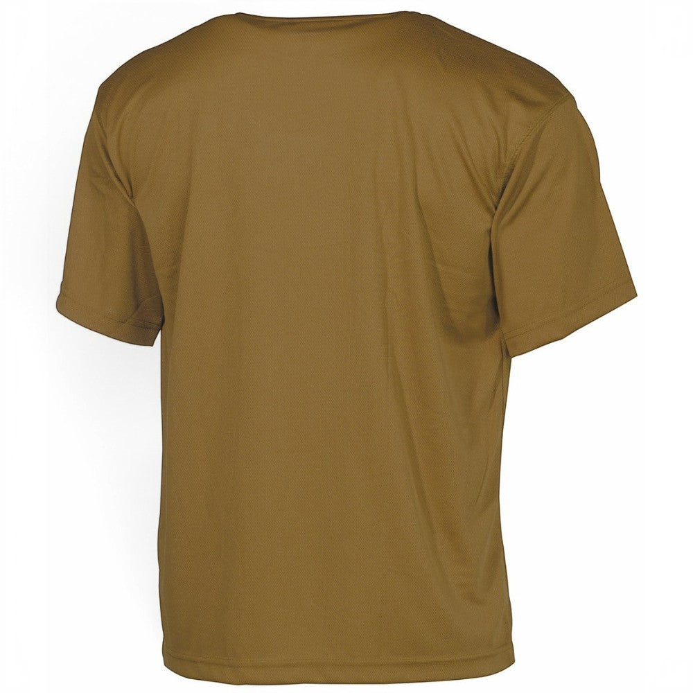 id-paintball Tactical T-Shirt in Coyote Tan aus atmungsaktivem Polyester, Rückansicht