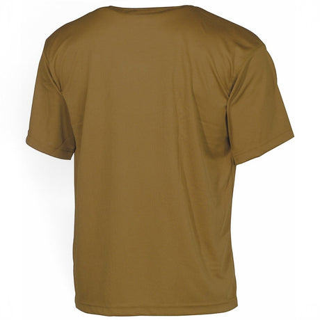 id-paintball Tactical T-Shirt in Coyote Tan aus atmungsaktivem Polyester, Rückansicht