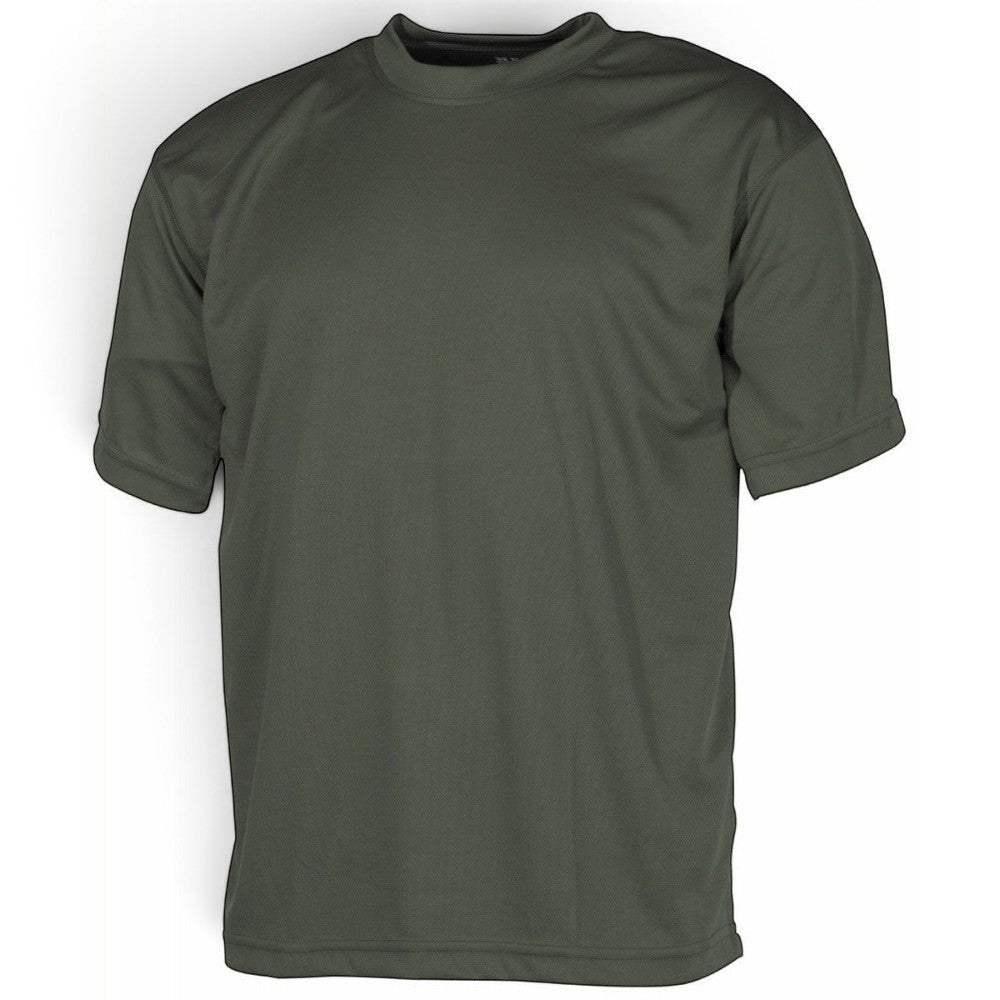 id-paintball olivgrünes Tactical T-Shirt aus atmungsaktivem Polyester für Outdoor-Einsätze und Airsoft