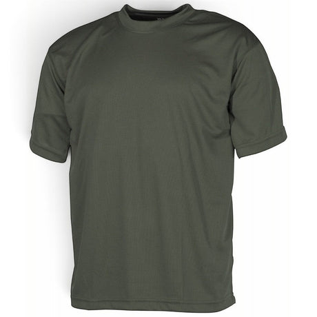 id-paintball olivgrünes Tactical T-Shirt aus atmungsaktivem Polyester für Outdoor-Einsätze und Airsoft