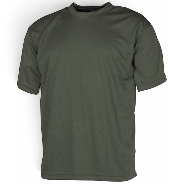 id-paintball olivgrünes Tactical T-Shirt aus atmungsaktivem Polyester für Outdoor-Einsätze und Airsoft
