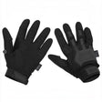 id-paintball Tactical Vollfingerhandschuhe Sniper Edition in Schwarz mit Knöchelschutz und umklappbaren Fingern