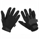 id-paintball Tactical Vollfingerhandschuhe Sniper Edition in Schwarz mit Knöchelschutz und umklappbaren Fingern
