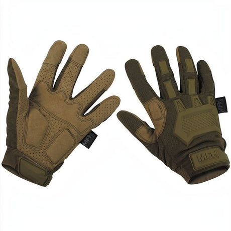 id-paintball Tactical Vollfingerhandschuhe Sniper Edition in Oliv mit Knöchelschutz, Klettverschluss und Polsterung
