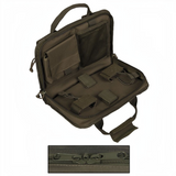 id-paintball olivfarbene Tactical Pistol Case Tasche mit gepolstertem Innenraum, Klettverschlüssen und Netzfach