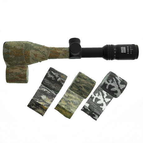 id-paintball Tarnband 4er Pack mit verschiedenen Camouflage-Mustern zum Schutz und zur Tarnung von Zielfernrohren