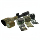 id-paintball Tarnband 4er Pack mit verschiedenen Camouflage-Mustern zum Schutz und zur Tarnung von Optiken und Ausrüstung.