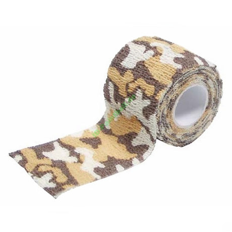id-paintball selbsthaftendes Tarnband in Desert Camouflage für taktische Ausrüstung, 5 cm breit und 4,5 m lang