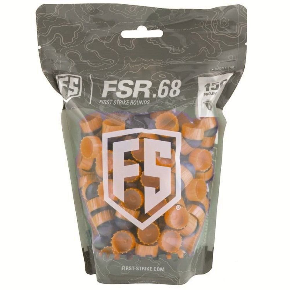 id-paintball Tiberius First Strike Paintballs in einer 150er Packung mit aerodynamischem Design für hohe Präzision