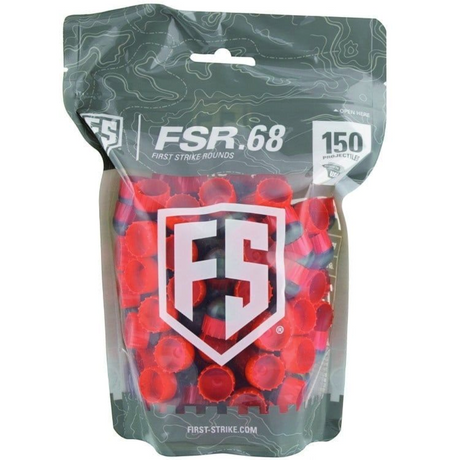 id-paintball Tiberius FSR First Strike Paintballs in einer 150er Packung mit aerodynamischem Design für mehr Reichweite