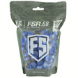 id-paintball Tiberius First Strike Paintballs in blauer Farbe mit aerodynamischem Design in der 150er Packung
