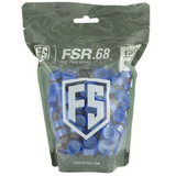 id-paintball Tiberius First Strike Paintballs in blauer Farbe mit aerodynamischem Design in der 150er Packung