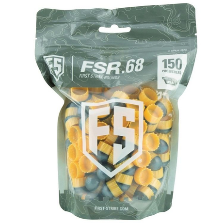 id-paintball Tiberius First Strike Paintballs in einer 150er Packung mit aerodynamischem Design für hohe Präzision