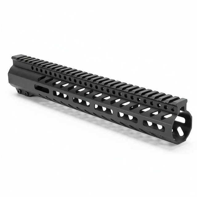 id-paintball Tiberius T15 M-Lok Handguard 12 Zoll aus schwarzem Aluminium mit Rail-System für Paintball-Markierer