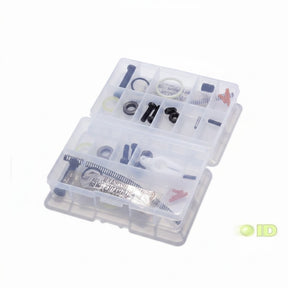 id-paintball Tippmann A5 Ersatzteilset in transparenter Sortierbox mit O-Ringen, Federn und Schrauben für Markierer