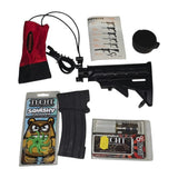 id-paintball Tippmann A5 Zubehörset mit M16 Schulterstütze, TechT Upgrades, Magazin-Attrappe und Laufsocke