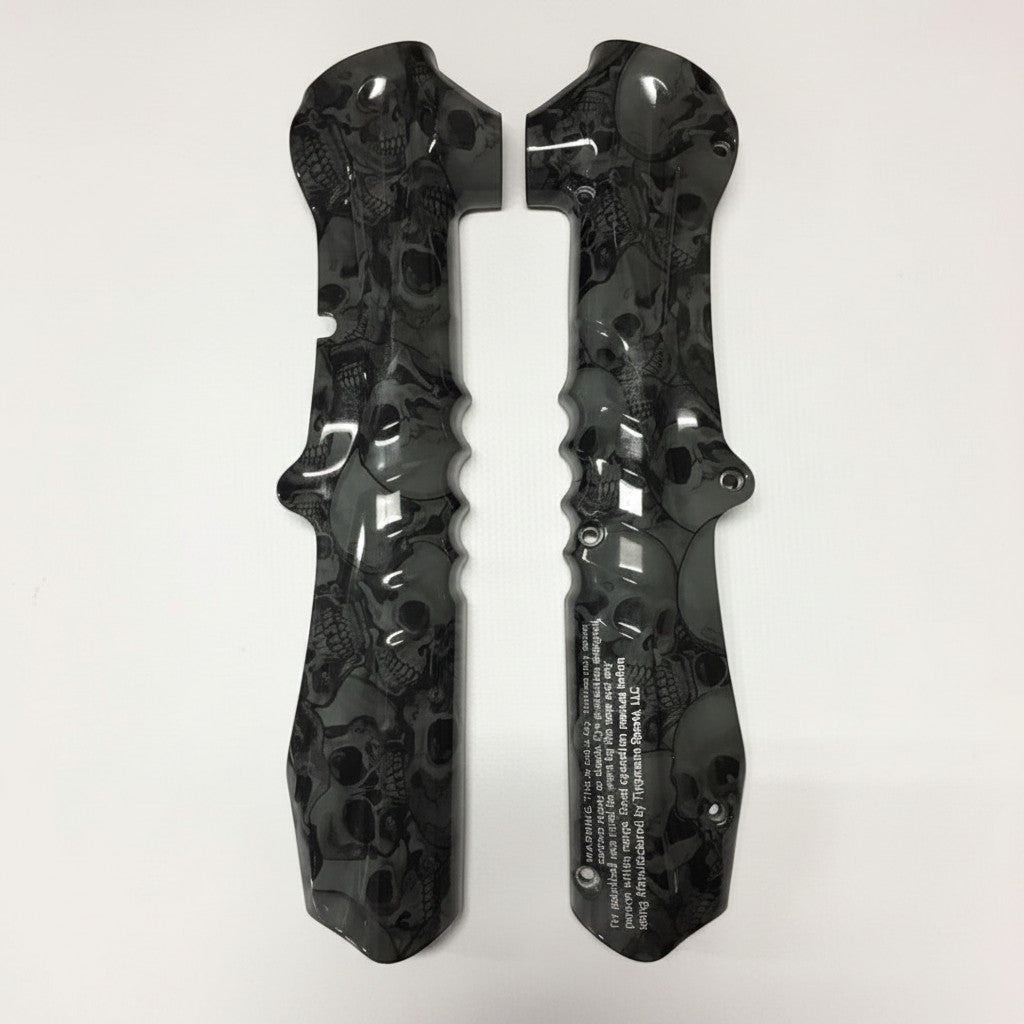 id-paintball Tippmann Gryphon FX Gehäusehälften mit Totenkopf-Design in Schwarz und Grau