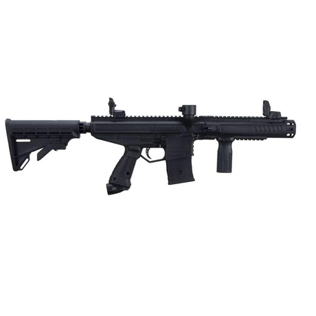 id-paintball Tippmann Stormer Elite Paintball Markierer in Schwarz mit verstellbarer Schulterstütze und Magazin