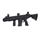 id-paintball Tippmann Stormer Elite Paintball Markierer in Schwarz mit Magazin, verstellbarer Schulterstütze und Rails