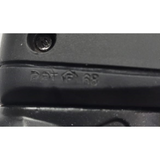 id-paintball Tippmann Stormer Elite Markierer Detailansicht mit F-Zeichen Kennzeichnung auf dem Kunststoffgehäuse