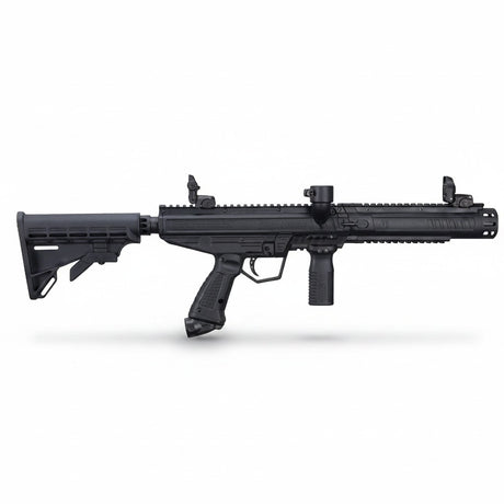 id-paintball Tippmann Stormer Tactical Paintball Markierer in Schwarz mit verstellbarer Schulterstütze und Visieren